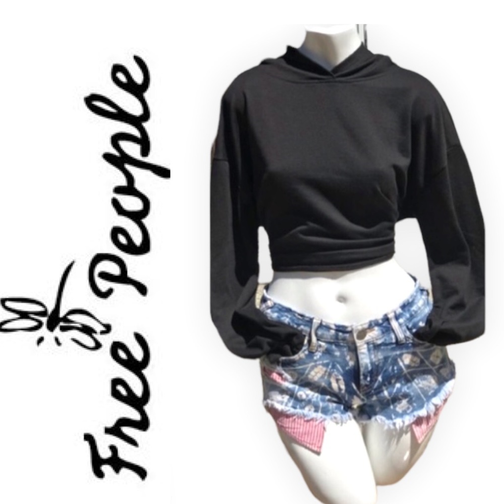 FREE PEOPLE VINTAGE EXPOSED POCKET SHORTS